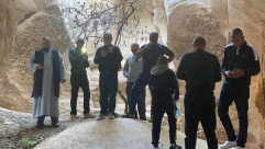  فيديو: شباب يافا في رحلة ترفيهية الى مغارات قرية دير دبان